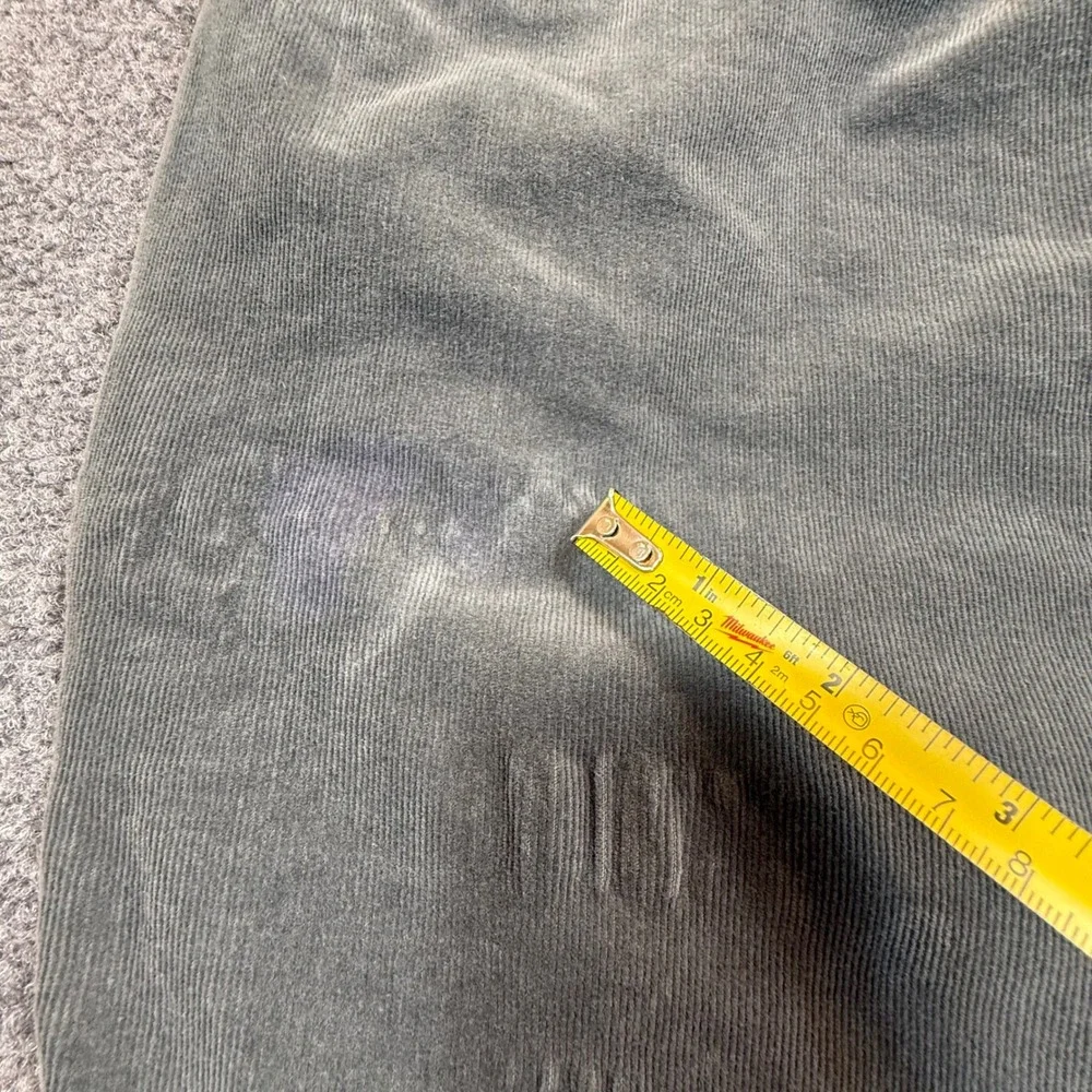 Vuori Mens Corduroy Pants Gray Elastic Waist Drawstring Size Medium